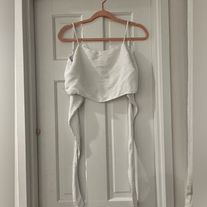 Brandy Melville White Crop